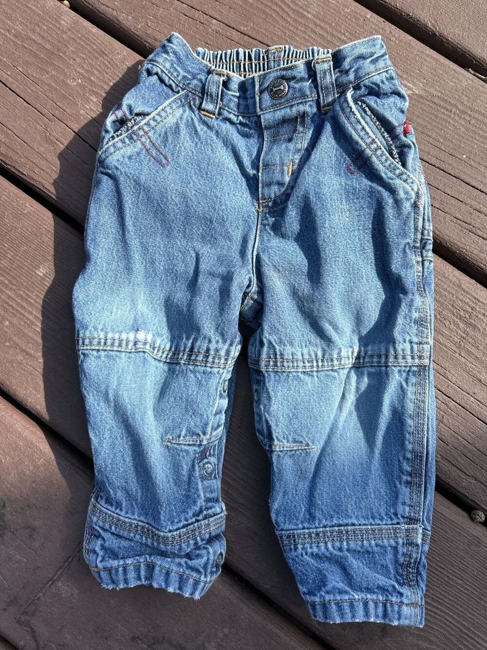 Vintage Sprockets 18M Baby Boy Denim Blue Jeans